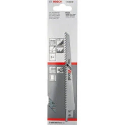Bosch S644D Sabre Saw Blade For Wood 6-100mm (Pack Of 5) P/No. 2 608 650 673