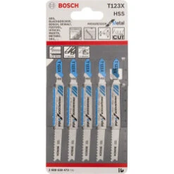 Bosch T123X Progressor For Metal (pack Of 5) P/No 2 608 638 473